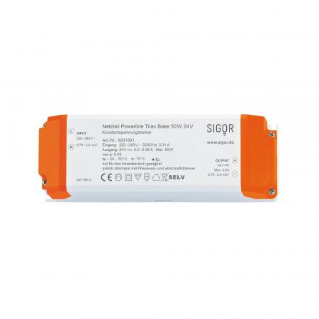 Sigor Powerline Treiber Triac Base 100W 24VDC 210x67x34mm 4,2A IP20