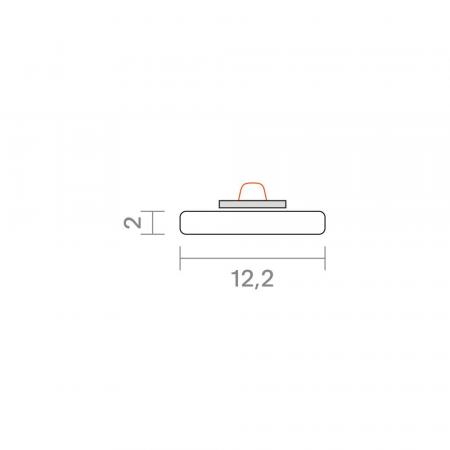 Sigor 1m Alu-Kühlschiene 12