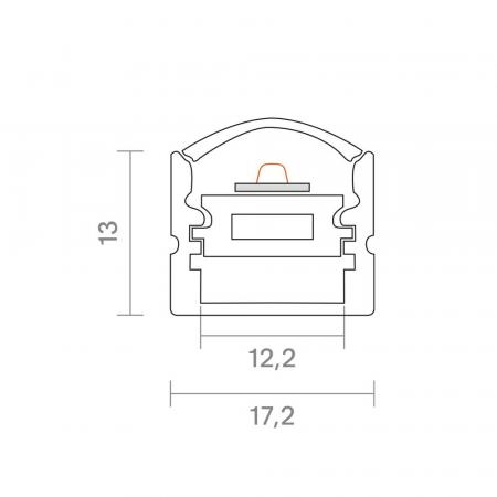 Sigor 1m Aufbauprofil Winkel 12 -  9829201