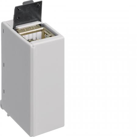 Hager RJ45-Buchse, IP2X, für Hutschiene