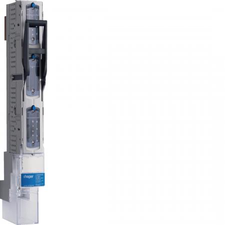 Hager Schaltleiste NH00/100 3p M8 Wandlereinb.