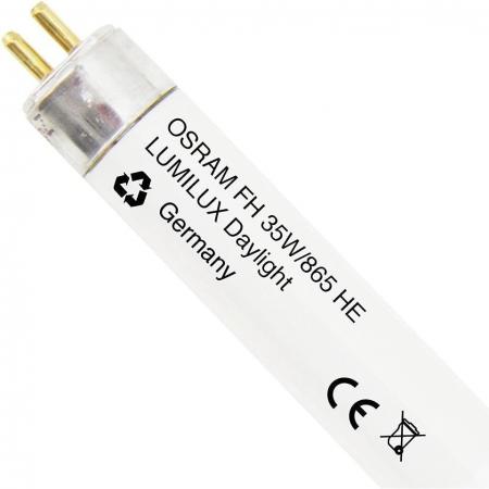 OSRAM 591360 Leuchtstofflampe LUMILUX T5 HE, 35 W, G5 (865)