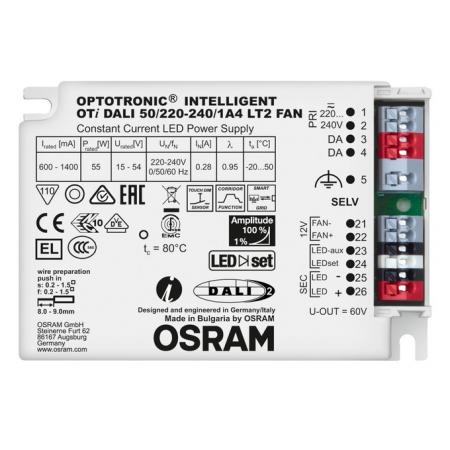 OSRAM OPTOTRONIC Intelligent – DALI LT2 OTi DALI 50/220…240/1A4 LT2 FAN