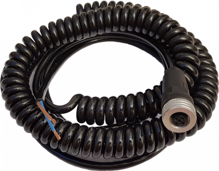 ABB M12-C251S-ASI Spiralleitung 20,75 mm², 0,6/ 2+1,4m mit M12 Buchsenstecker 5-polig