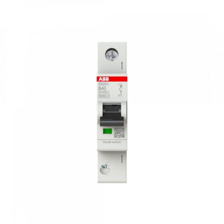 ABB SX201-B40 Sicherungsautomat Flexline B-Char., 6kA, 40A, 1P FlexLine Push-in Technologie