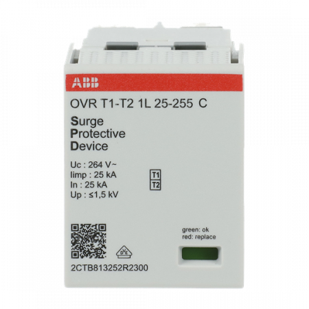 ABB OVR T1-T2 1L 25-255 C Ersatzmodul für OVR T1-T2 1L 25-255 P TS