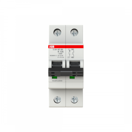 ABB S201MT-K13NA Sicherungsautomat K-Char., 10kA, 13A, 1P, +NA