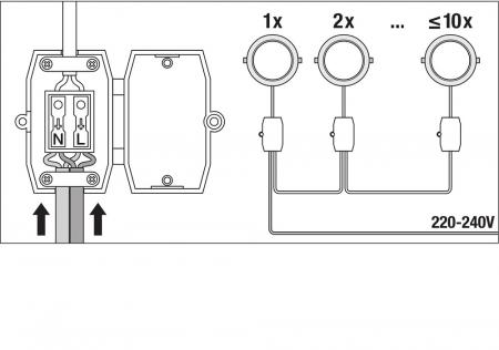 LEDVANCE Downlight Slim DN105 Round 6W in Weiß 4000K universalweißes Licht