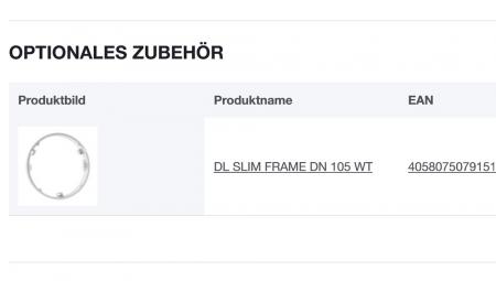 LEDVANCE Downlight Slim DN105 Round 6W in Weiß 4000K universalweißes Licht