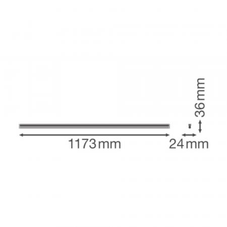 120cm LED Lichtleiste Unterbauleuchte LEDVANCE COMP High Output 20W 4000K neutralweißes Licht