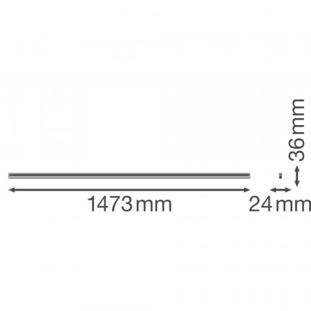 150cm LED Lichtleiste LEDVANCE LN COMP High Output 1500 25W 4000K neutralweißes Licht