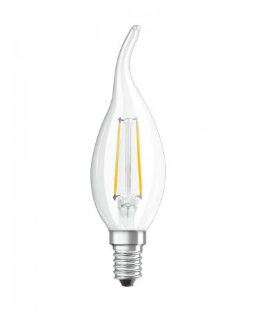 Aktion: Nur noch angezeigter Bestand verfügbar OSRAM LED Retrofit Classic BA 25 CL 2.8W 2700K E14 Kerze -