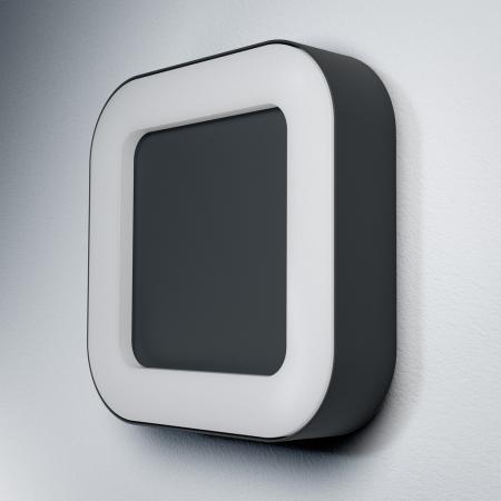 Quadrarische moderne OSRAM LED Außen Wandleuchte Endura Style Square in Anthrazit