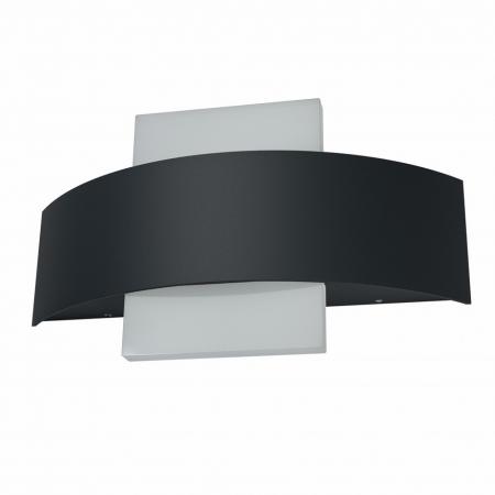 OSRAM LED Außen Wandleuchte Endura Style dunkelgrau/weiß IP44 -mit Lichtaustritt oben und unten in Dunkelgrau aus Aluminium, für Fassaden-/Eingänge