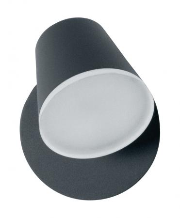 OSRAM Außenwandstrahler drehbarer Kopf dunkelgrau warmweißes LED-Licht IP44