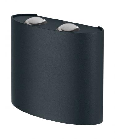 Osram LED Wandleuchte Endura Style UpDown DECO II in dunkelgrau IP44