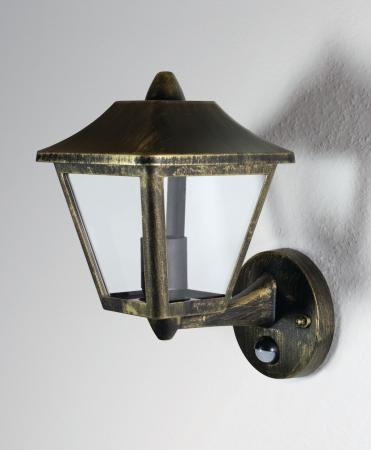 OSRAM Wandleuchte Endura Classic Tradition ALU Up mit Sensor E27 GD IP44