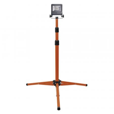 OSRAM LED WORKLIGHT 20W 840 4000K IP65 Floodlight mit Stativ grau/orange