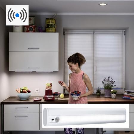 OSRAM Lichtleiste Linear 300 LED Mobile Unterschrank Leuchte mit Batterie und Sensor in weiß