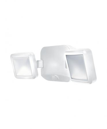 Osram  Praktische SENSOR LED Außenwandleuchte mit Batterie und Sensor Weiß IP54 2-strahlig