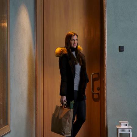 OSRAM Sensor Wall Outdoor Bewegungsmelder Aufbau IP55 grau