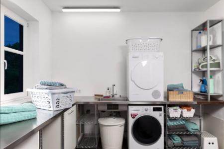 60cm OSRAM Recycled Plastic LED Feuchtraumleuchte 2x7W 4000K IP65 staubdicht, strahlwassergeschützt