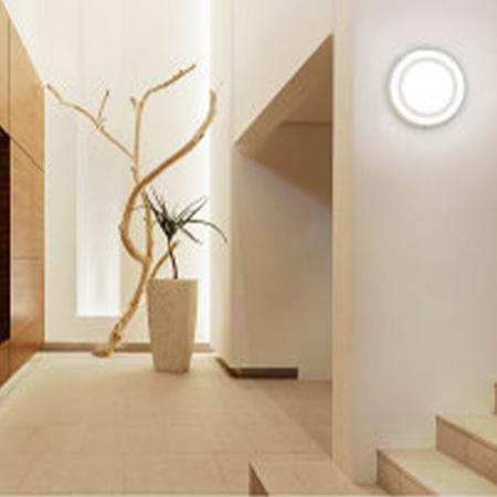 LED-Deckenleuchte mit 2 getrennten Lichtsegmenten rund weiß LEDVANCE