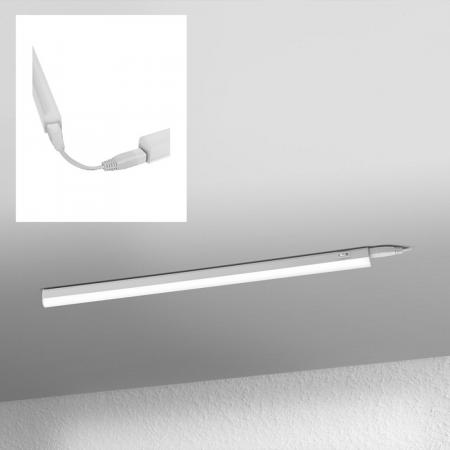 60cm OSRAM Lichtleiste LED Switch Batten Unterbauleuchte 8W 3000K warmweißes Licht mit eingebautem Schalter