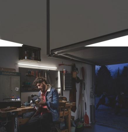 90cm OSRAM LED Lichtleiste Switch Batten 10W 4000K universalweißes Licht - Schlanke LED-Lichtleiste mit eingebautem Schalter zu nahtlosen Lichtbändern verbindbar
