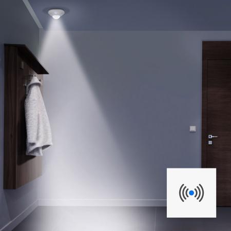 OSRAM Nachtlicht mit Bewegungssensor, batteriebetrieben NIGHTLUX Ceiling Weiß Sensor