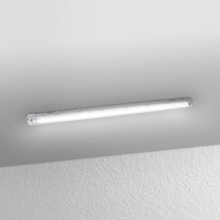 150cm OSRAM SUBMARINE 19W LED Feuchtraumleuchte 4000K inkl. 1x LED Röhre - neutralweißes Licht - IP65, staub- und spritzwassergeschützt, für Keller und Garagen