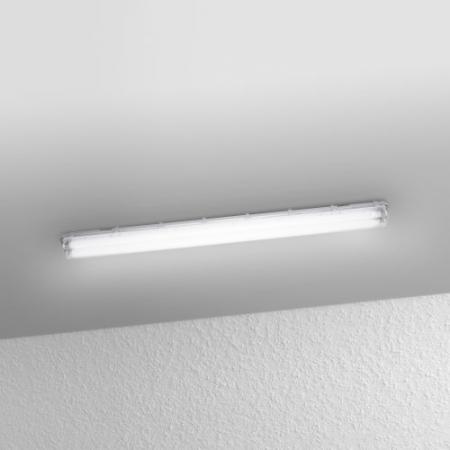 150cm OSRAM SUBMARINE LED Feuchtraumleuchte 4000K mit 2x 2x19W LED Röhren neutralweißes Licht, IP65, staub- und spritzwassergeschützt, für Keller und Garagen