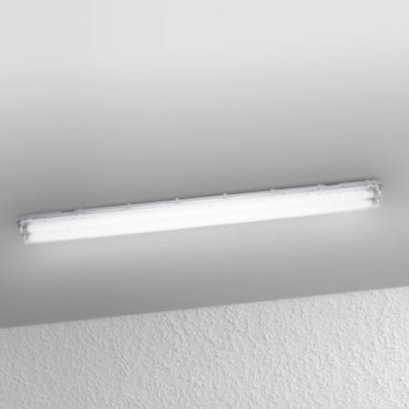 150cm OSRAM SUBMARINE LED Feuchtraumleuchte 4000K mit 2x 2x19W LED Röhren neutralweißes Licht, IP65, staub- und spritzwassergeschützt, für Keller und Garagen