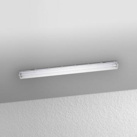 150cm OSRAM SUBMARINE LED Feuchtraumleuchte 4000K mit 2x 2x19W LED Röhren neutralweißes Licht, IP65, staub- und spritzwassergeschützt, für Keller und Garagen