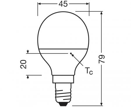OSRAM E14 LED STAR Lampe matt 4,9W wie 40W tageslichtweiß