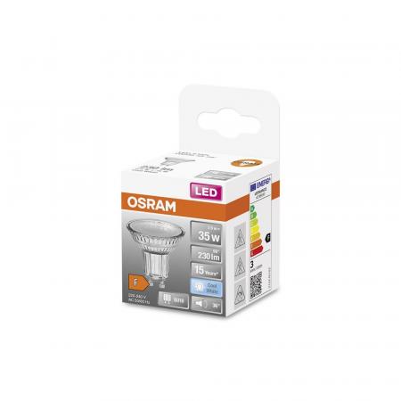 6er Pack OSRAM GU10 LED Strahler STAR PAR16 36° Abstrahlwinkel 2,6W wie 35W neutralweiss