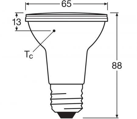 OSRAM E27 LED SUPERSTAR Reflektor dimmbar PAR20 36° 5W wie 50W warmweisses Licht mit hoher Farbwiedergabe