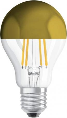 OSRAM E27 LED STAR Kopfspiegellampe Mirror Gold Filament klar 4W wie 37W warmweißes Licht