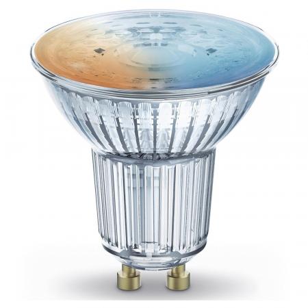 OSRAM SMART+ Matter LED Spot GU10 WiFi 4,7W warmweiss bis kaltweiss tunable white - dimmbar, Matter over WiFi, steuerbar per App, Alexa, Google und Apple