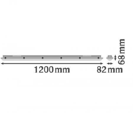 120cm LEDVANCE Damp Proof LED Feuchtraumleuchte 32W neutralweißes Arbeitslicht 4000K IP65