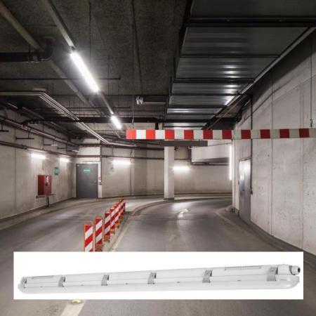 150cm LEDVANCE Damp Proof LED Feuchtraumleuchte 46W 4000K neutralweißes Licht IP65 Durchverdratung