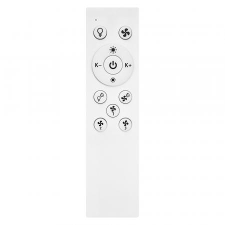 Osram WiFi LED-Deckenventilator mit Tunable White Technik & Fernbedienung in Grau