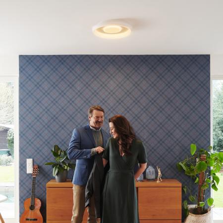 Osram SMART+ Matter WIFI Deckenlampe Orbis Stea 52 cm Deckenlampe RGB Farbwechsel + Tunable White