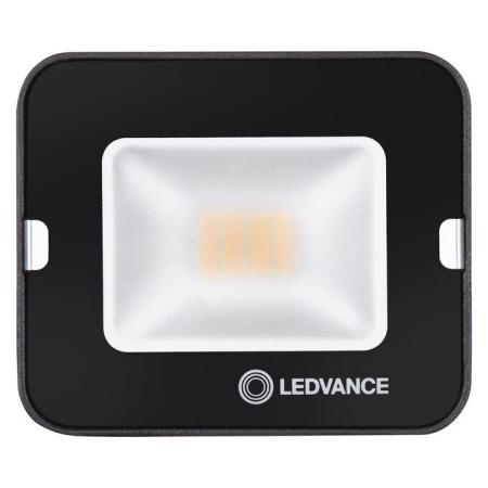 LEDVANCE Kompakter LED Fluter 10W 3000K warmweißes Licht IP65 in Schwarz