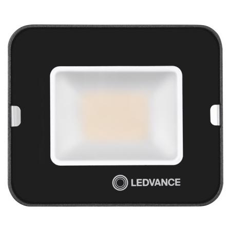 LEDVANCE Kompakter LED Fluter 20W 3000K warmweißes Licht IP65 in Schwarz