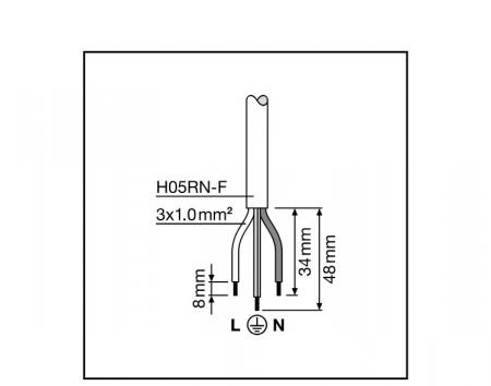 LEDVANCE Kompakter LED Fluter 20W 3000K warmweißes Licht IP65 in Schwarz