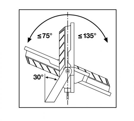 LEDVANCE Kompakter LED Fluter 50W 3000K warmweißes Flutlicht IP65 in Weiß