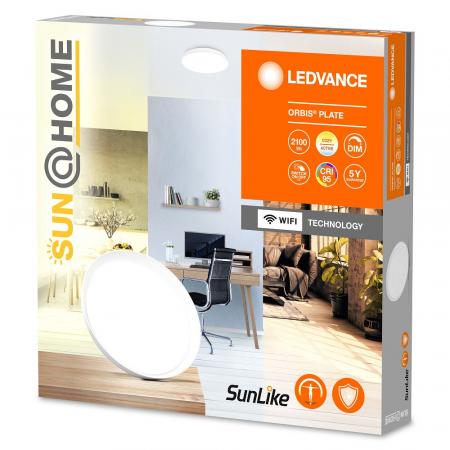 LEDVANCE SUN@HOME WiFi Deckenleuchte in Weiß ø43cm Tunable white für eine erhöhte Konzentration und Effizienz