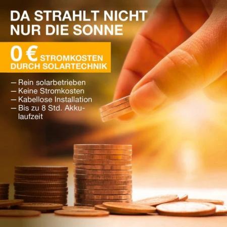 Osram ENDURA Solar Fluter DOUBLE Outdoor-Flutlichter - Außenwandleuchte mit futuristischem Design mit Energieeinsparpotential im Außenbereich