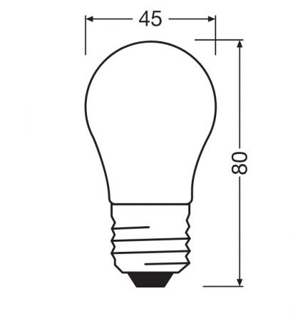 OSRAM E27 LED Lampe SUPERSTAR PLUS HD LIGHTING Tropfenform matt dimmbar 3,4W wie 40W universalweißes Licht & hohe Farbwiedergabe